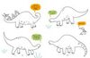 Usborne Minis: Doodling Dinosaurs - English Edition