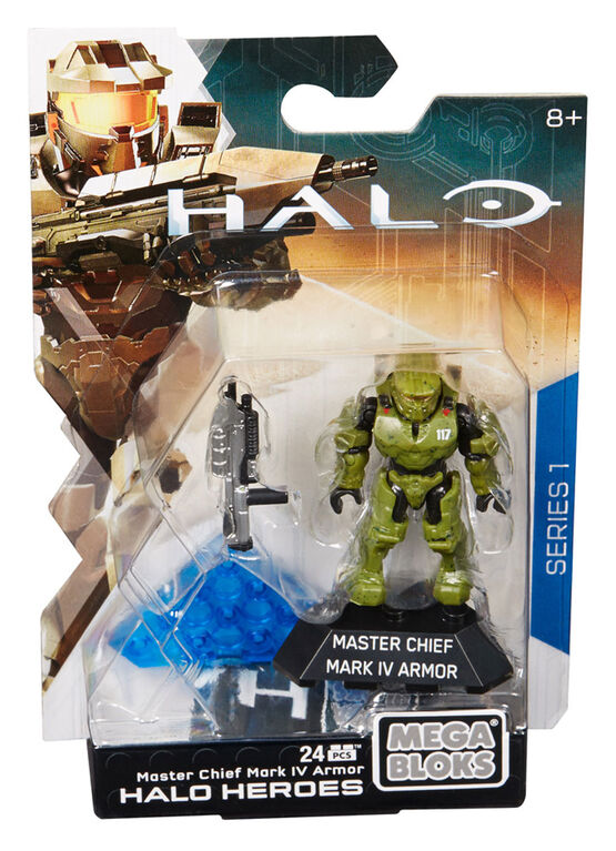 Mega Construx Halo Heroes Master Chief Mark IV Armor Figure