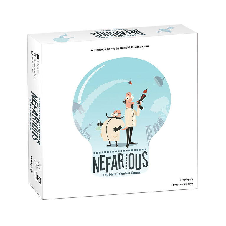 Nefarious: The Mad Scientist Game! - English Edition