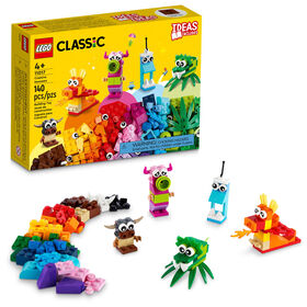 LEGO Classic Creative Monsters 11017 Building Kit with 5 Toys for Kids (140 Pieces)