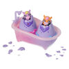 Hatchimals Alive, Make a Splash, Coffret avec 15 accessoires, baignoire, 2 mini figurines qui changent de couleur dans des oeufs qui éclosent tout seuls