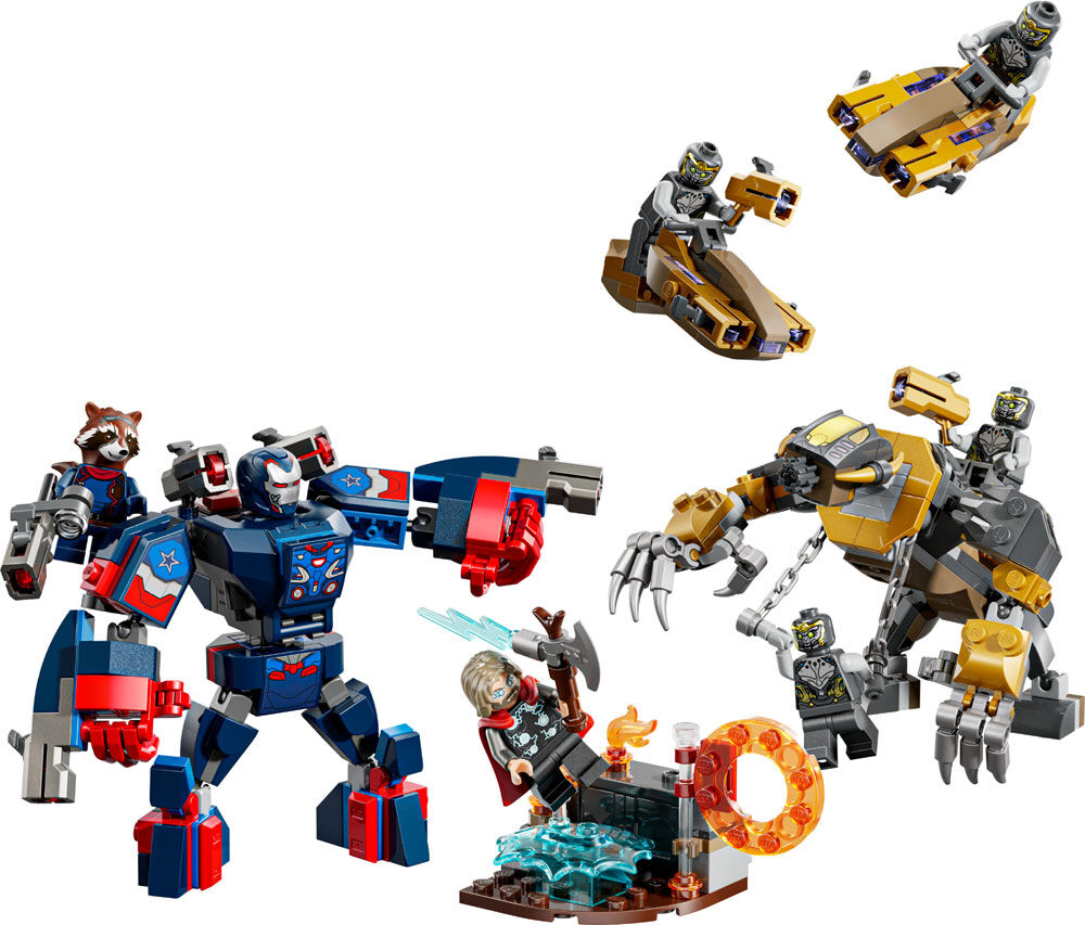 LEGO Marvel Avengers: Endgame Thor vs. Chitauri Building Toy for Kids, Boys & Girls, Ages 8+ - 76322