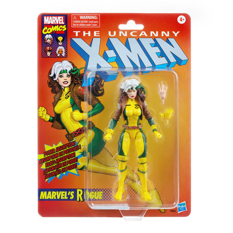 Marvel Legends Series, figurine X-Men de collection rétro Marvel's Rogue - Notre exclusivité