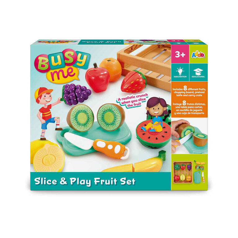 Busy Me Slice and Play Fruit Set - Notre exclusivité