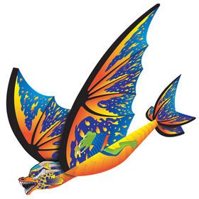 X Kites - Cerf-volant planeur FlexWing 16 po - Dragon cyan