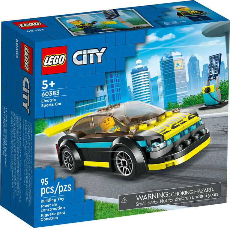 LEGO City La voiture de sport électrique 60383 Jeu de construction (95 pièces)