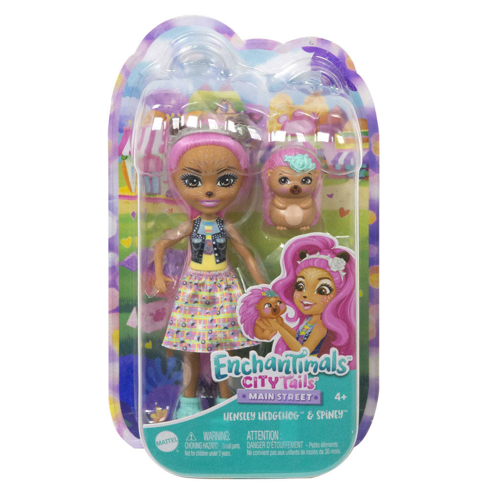 Enchantimals City Tails Main Street Hensley Hedgehog and Spiney Doll R Exclusive Toys R Us Canada