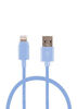 Vivitar - 5 ft Braided Lightning Cable - Blue