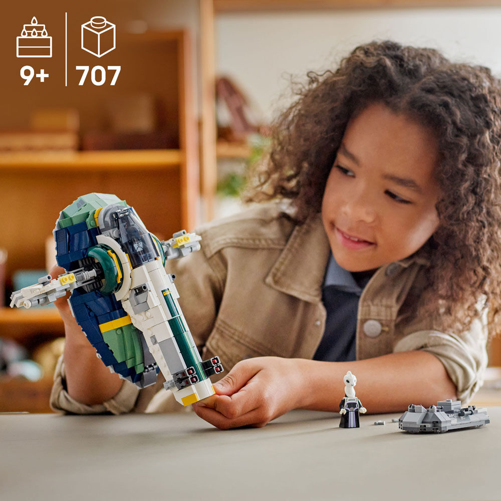 LEGO Star Wars: Attack of the Clones Jango Fett's Starship Building Toy for Kids, Ages 9+ - 75433