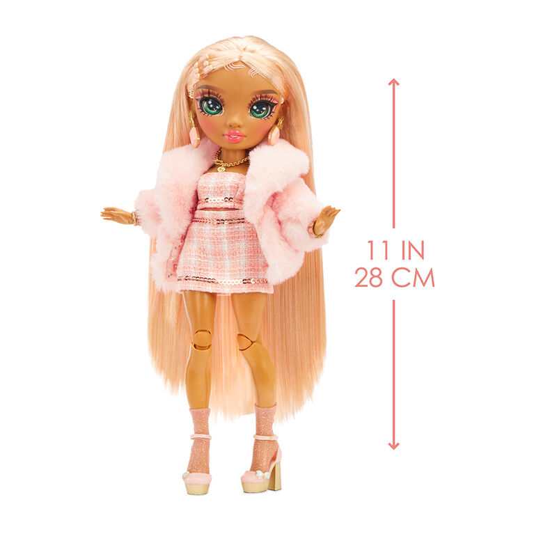 Rainbow Vision Rainbow High Rainbow Divas- Sabrina St. Cloud (Rose-Quartz Pink) Fashion doll