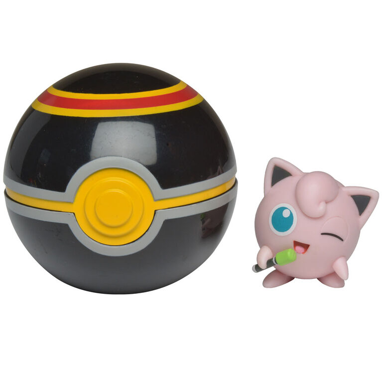 Pokémon Clip 'N' Go - Rondoudou (Jigglypuff) no 1 et ballon de luxe - Édition anglaise
