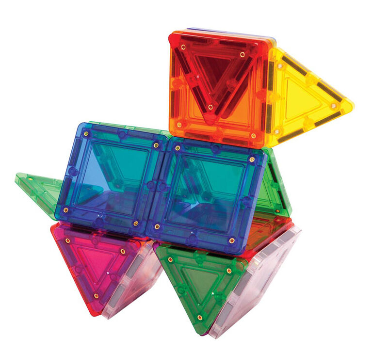 Magformers TileBlox - Coffret de construction Rainbow de 20 pièces magnétiques - les motifs peuvent varier - Édition anglaise