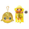 Na! Na! Na! Surprise 2-in-1 Fashion Doll and Sparkly Sequined Purse Sparkle Series - Daria Duckie, 7.5" Raincoat Doll