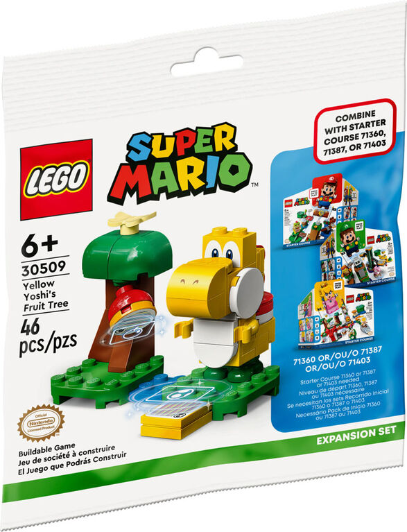 LEGO Super Mario Yellow Yoshi's Fruit Tree Expansion Set 30509