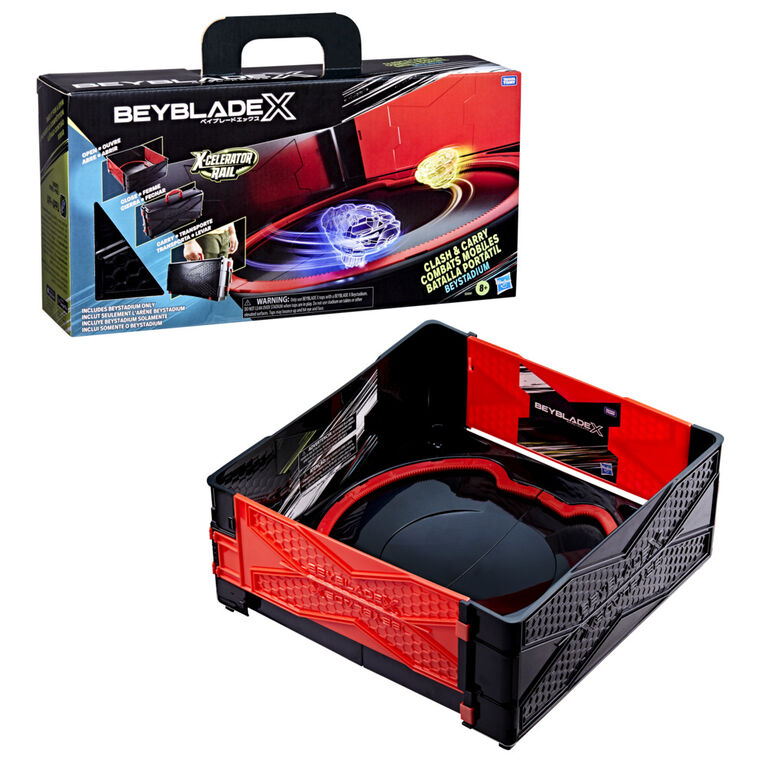 Beyblade X Clash and Carry Beystadium Battle Arena