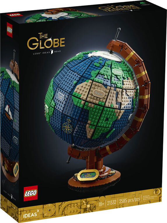 LEGO Ideas The Globe 21332 Building Kit (2,585 Pieces)