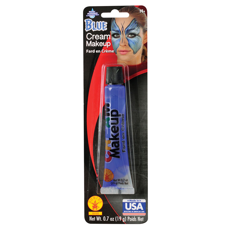 Blue Cream Face Paint Makeup