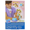 Baby Alive Rainbow Spa Baby Doll, 9-Inch Spa-Themed Toy for Kids Ages 3 and Up, Doll Eye Mask and Bottle, Brown Hair