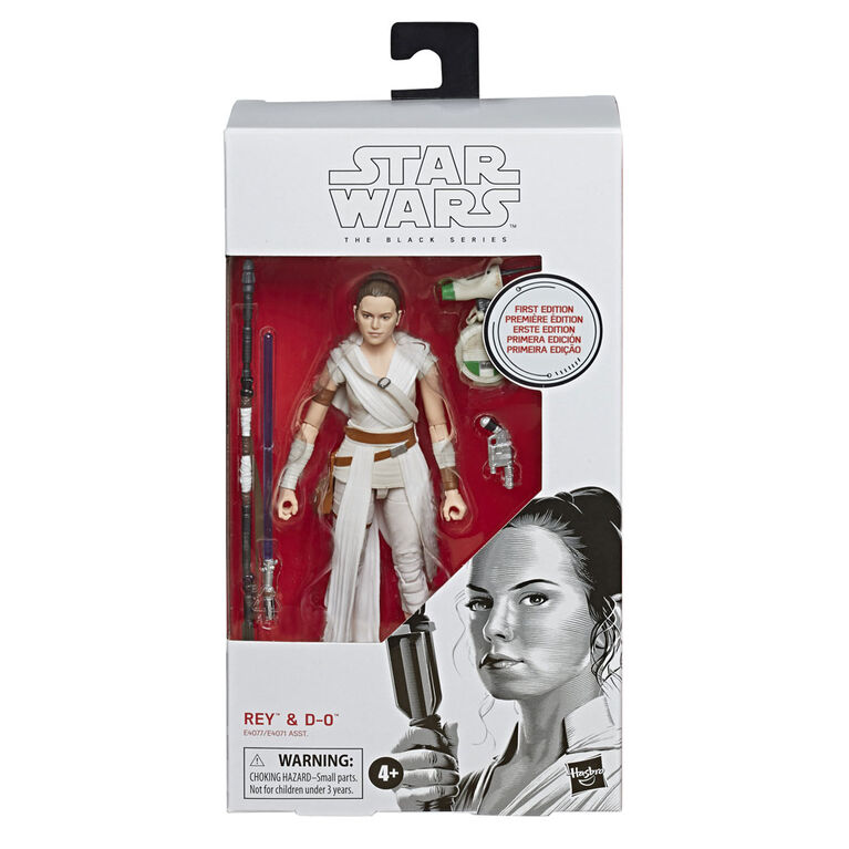 Star Wars The Black Series Rey and D-O 6-inch Scale Star Wars: The Rise of Skywalker Collectible Action Figures