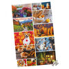 Coffret de 12 puzzles, Feuilles d'automne, Paysage extérieur, 500, 300, 150 pièces