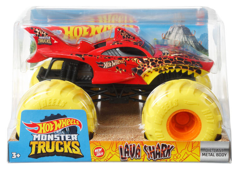 Hot Wheels - Monster Trucks - Véhicule - Lava Shark