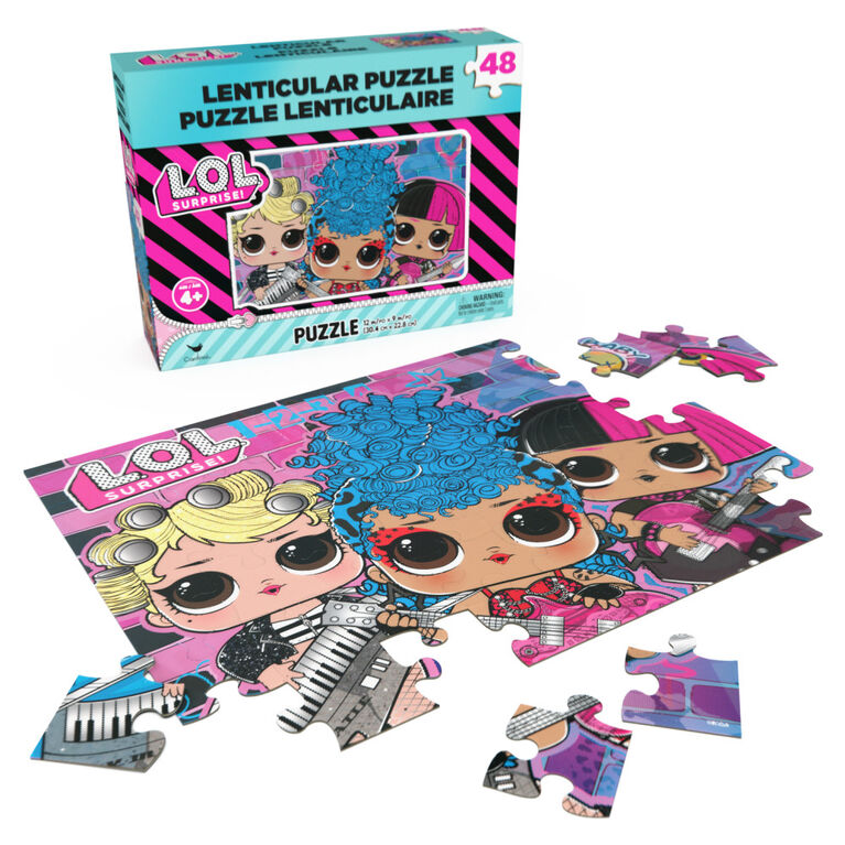 L.O.L. Surprise! Lenticular (3-D) Puzzle