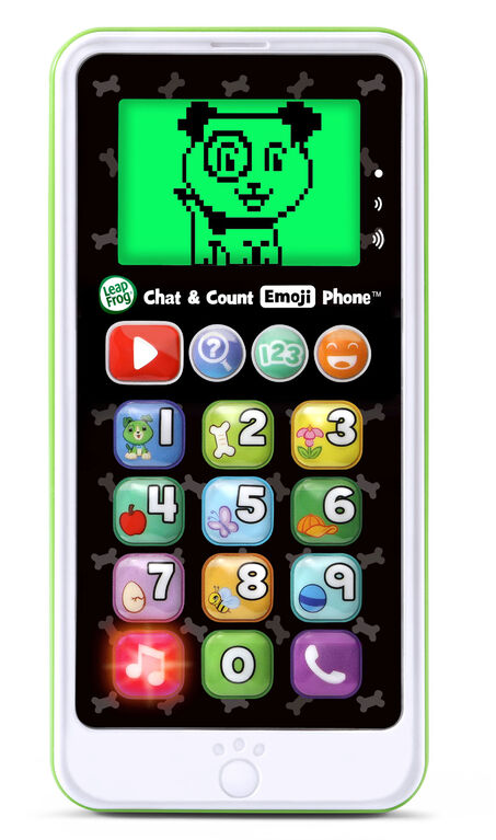 LeapFrog Chat & Count Emoji Phone - Green - English Edition