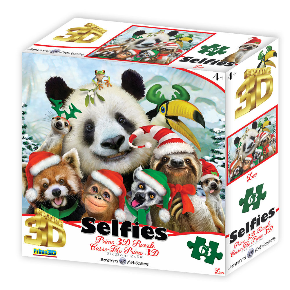 Howard Robinson Christmas: Zoo Selfie - 63 pieces