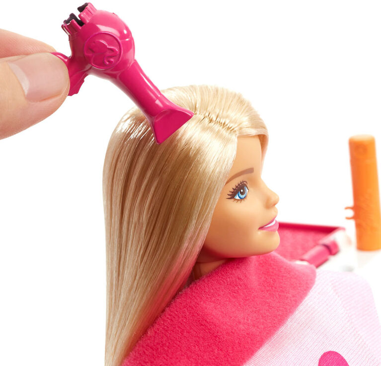 Barbie Doll And Salon Playset Blonde Hair Toys R Us Canada 