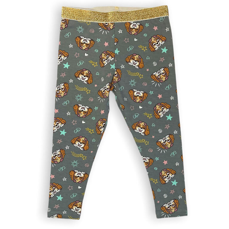 Paw Patrol All Over Print Legging - Grey 3T