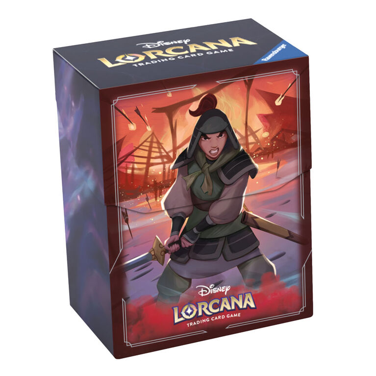 Lorcana Rise of the Floodborn Mulan Deck Box