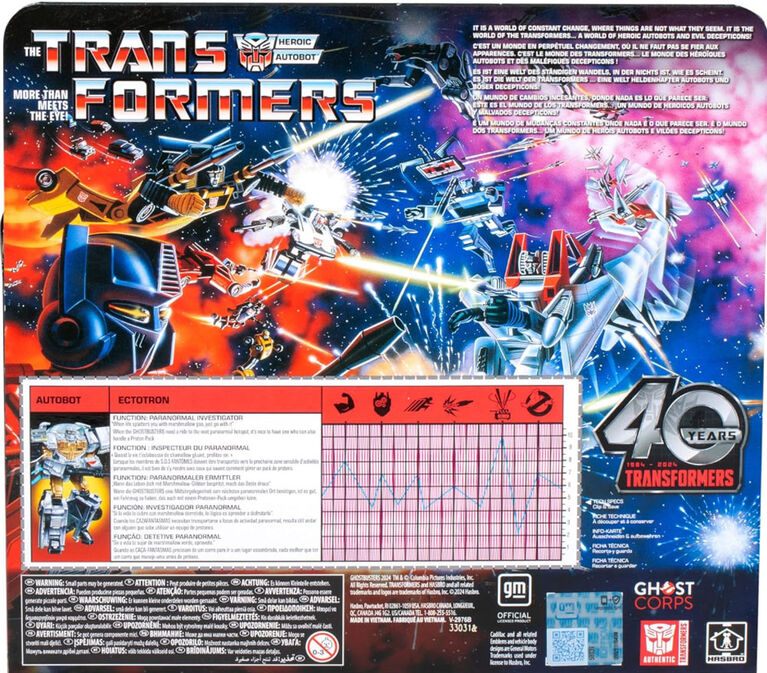 Transformers Ghostbusters Collaborative Mash Up! Ectotron Ecto-1 Action Figure