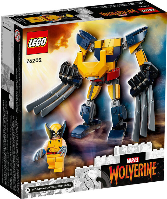 LEGO Marvel Wolverine Mech Armor 76202 Building Kit (141 Pieces)