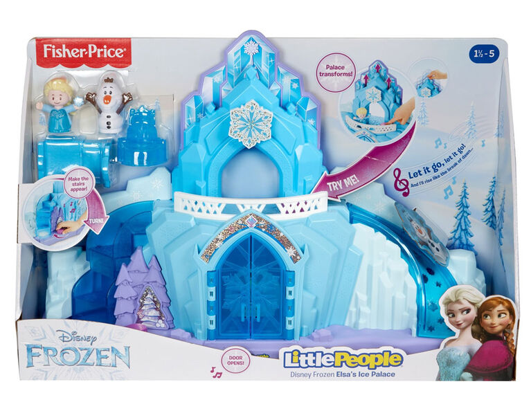 Disney - La Reine des Neiges - Le Palais de glace d'Elsa de Little People - Édition anglaise