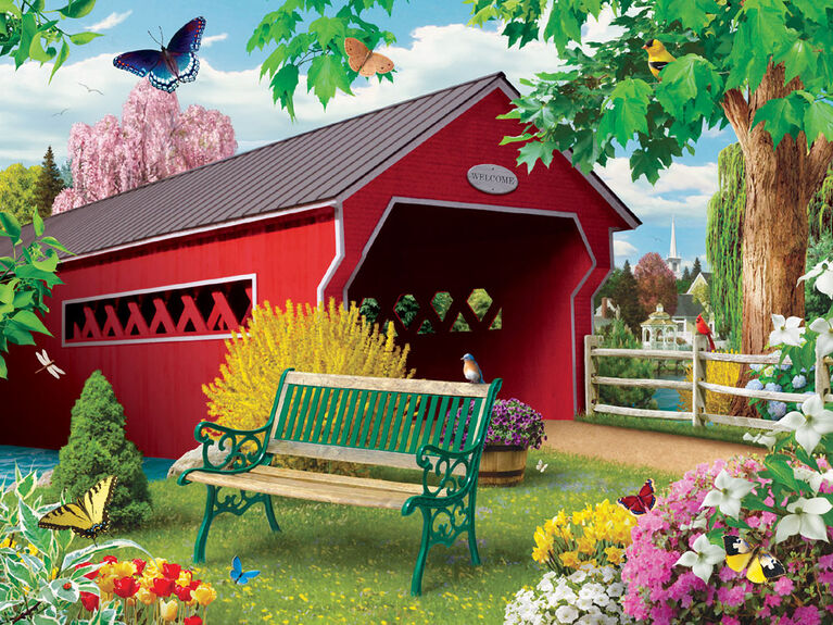 Lazy Days 750 Piece Puzzle - Springtime