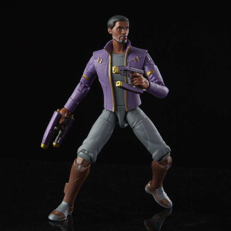 Marvel Legends Series 6-inch Scale Action Figure Toy T'Challa Star-Lord  and Build-A-Figure Part