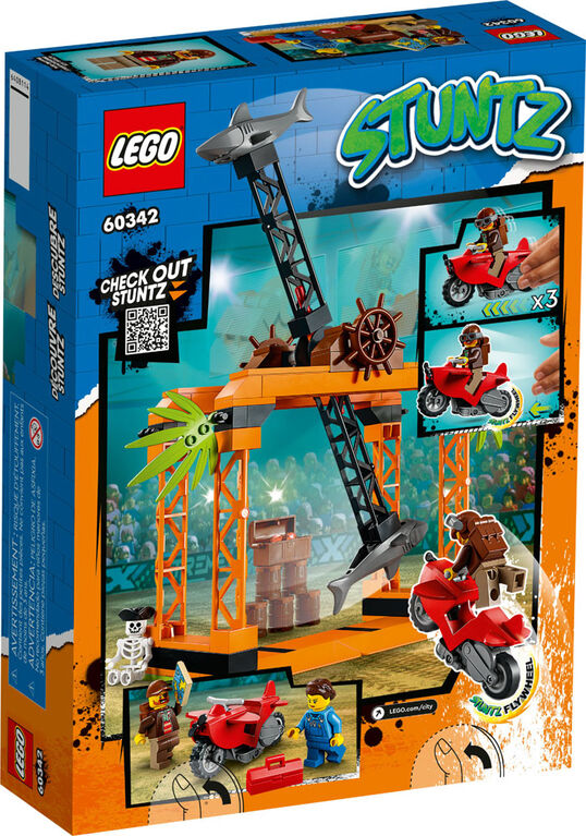 LEGO City Le défi de cascades de l'attaque du requin 60342 Ensemble de construction (122 pièces)
