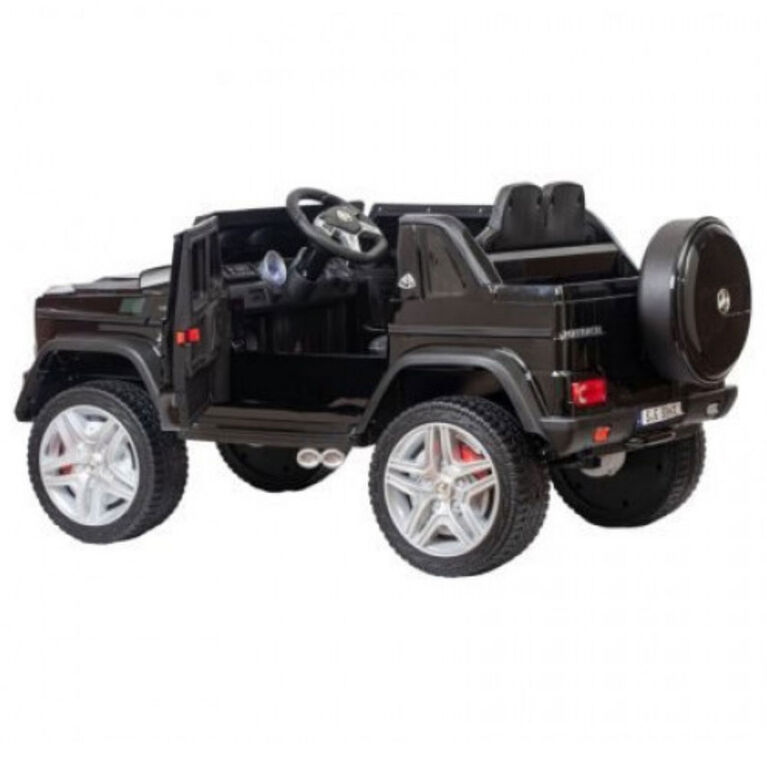 KidsVip 12V Kids and Toddlers Mercedes G650s Maybach 4WD Ride On Car w/Remote Control - Black - English Edition