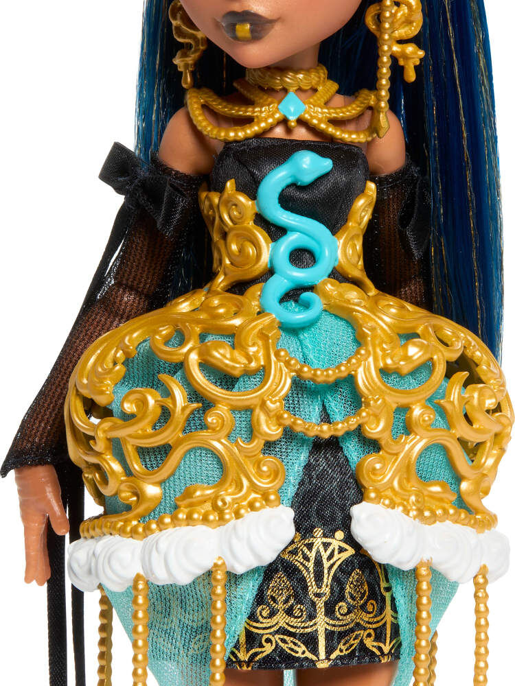 Monster High Scary Sweet Birthday Cleo De Nile Doll in Party Dress with Balloon & Gift