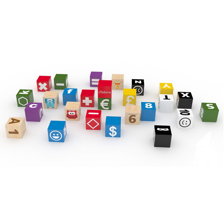 J'Adore Blocs Éducatif Set Grand Tube