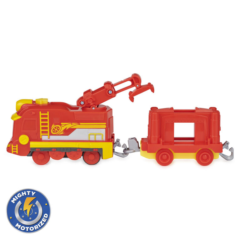 Mighty Express, Freight Nate Motorized Toy Train with Working Tool and Cargo Car