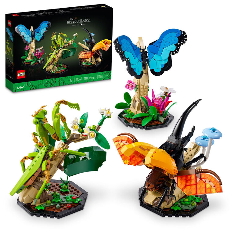 LEGO Ideas La collection d'insectes 21342 Ensemble de construction pour adultes (1 111 pièces)