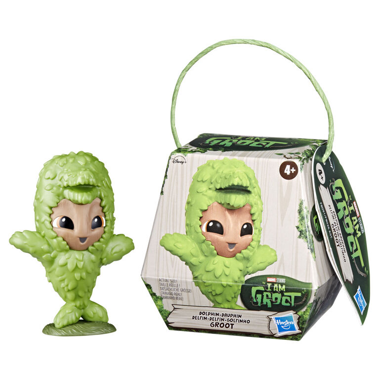 Marvel I Am Groot Mini Figure Collection, Dolphin Groot, Groot Action Figure, Marvel Toys