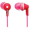 Écouteurs ergonomiques à isolation sonore RPHJE125 de Panasonic - rose