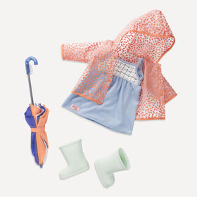 Our Generation, Brighten Up A Rainy Day, Rainy Day Outfit for 18-inch Dolls