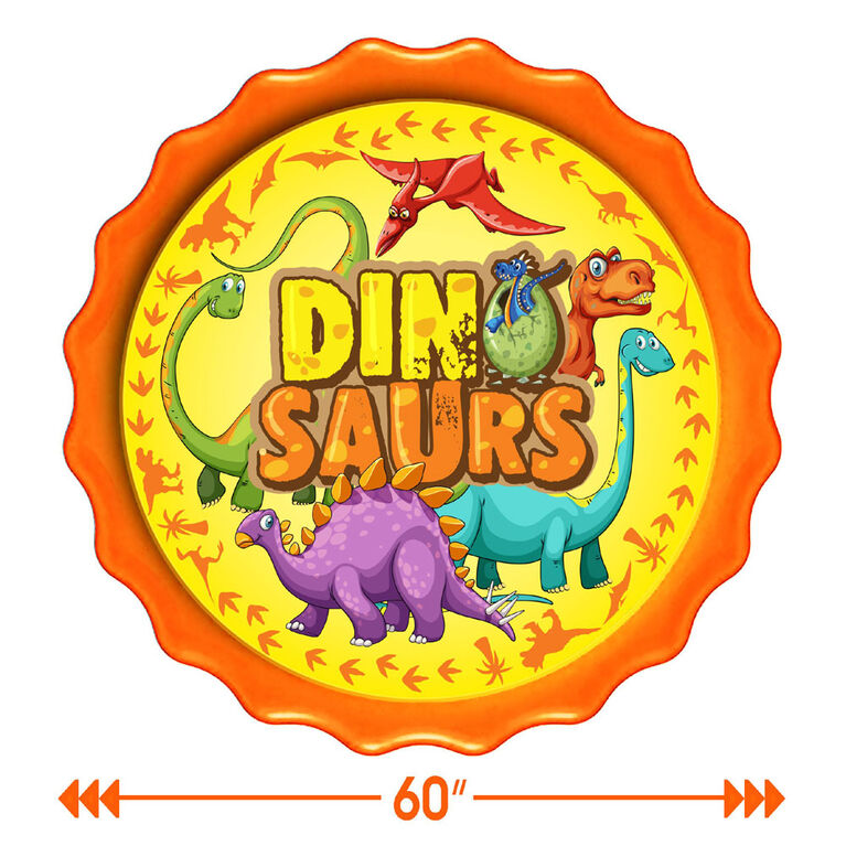 Splash Buddies Dino Sprinkler Mat - English Edition
