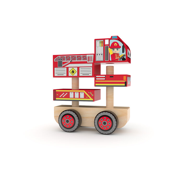 J'Adore Firefighter Stacking Truck