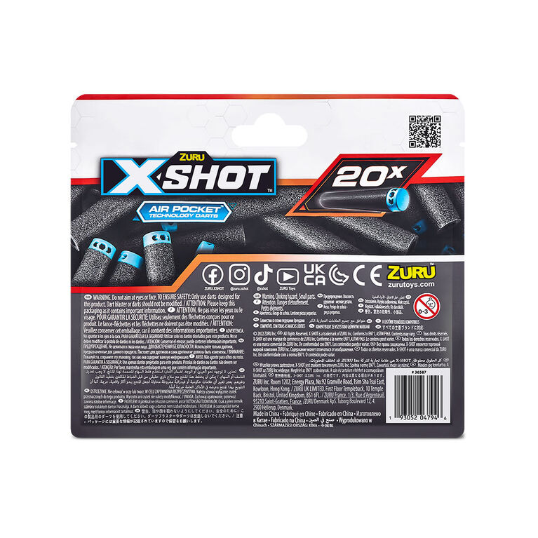 X-Shot Excel Darts Refill Pack (20 Darts) by ZURU