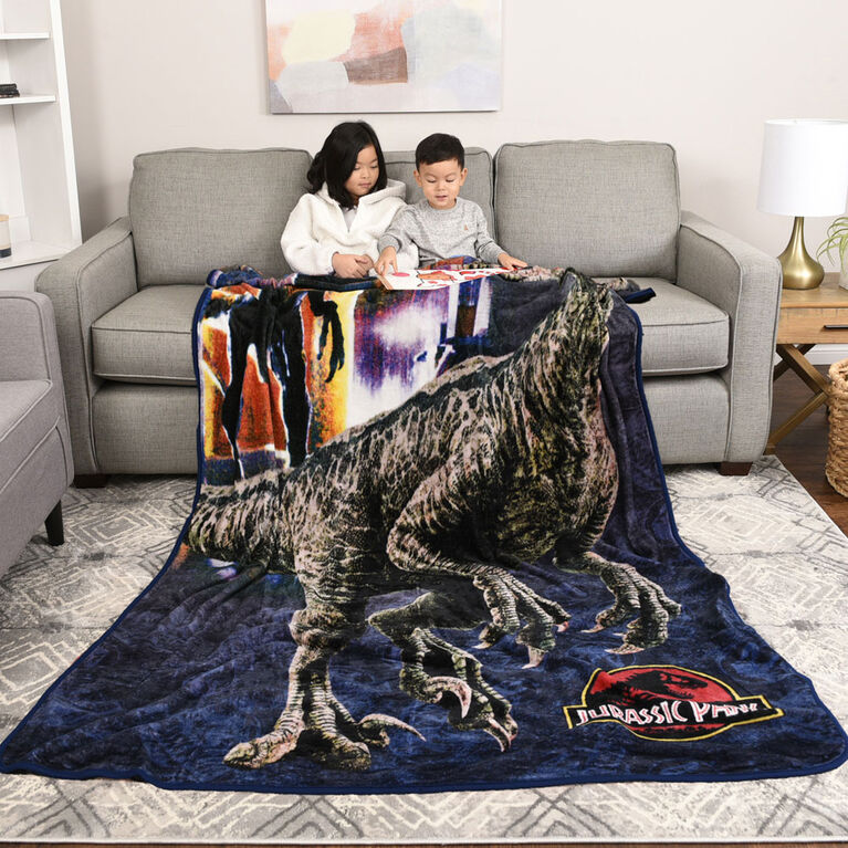 Jurassic Park Kids Oversized Blanket, (60x90)