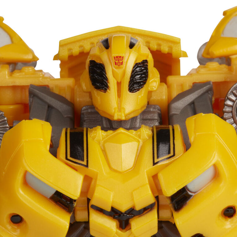 Jouets Transformers Studio Series 49, classe Deluxe, figurine Bumblebee du premier film Transformers